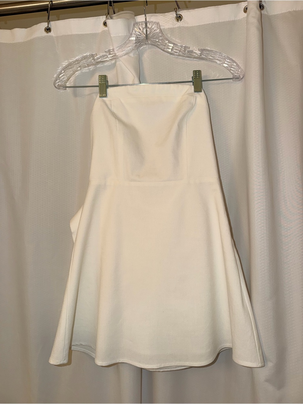 New Altar’d State White Strapless Bow Dress